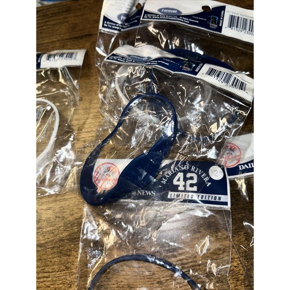 New York Yankees Daily News Silicone Wristband Bracelet Variety of 7 Bands - Picture 12 of 16